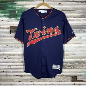 Retro Majestic Cool Base Minnesota Twins Jose Berrios Jersey Size Small